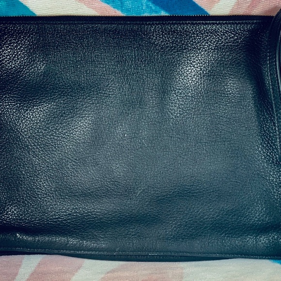 Black Versace Medusa Pebbled Leather Clutch - Picture 8 of 8